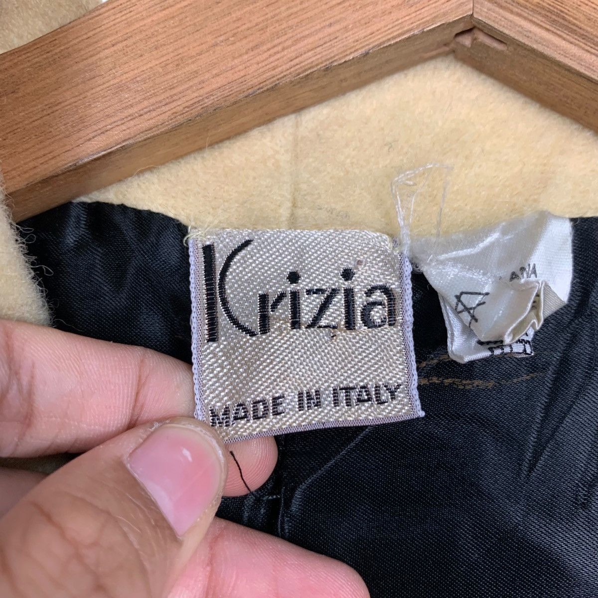 Krizia Uomo Vintage 90's KRIZIA Asymmetrical Wool Jacket #2874-C130 Size M / US 6-8 / IT 42-44 - 12 Thumbnail