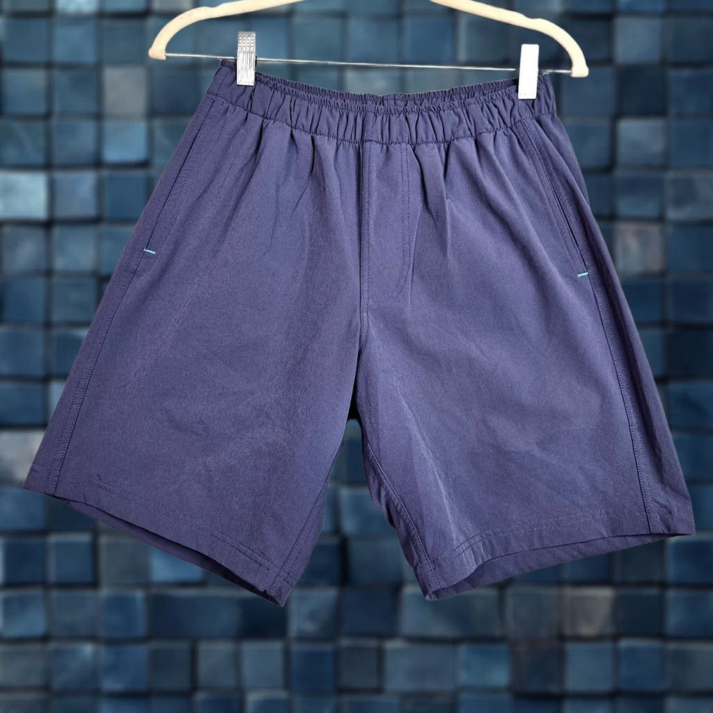 Vintage Myles Shorts Men M Navy Athletic Performance Unlined Stretch Training Shorts Size US 31 - 1 Thumbnail