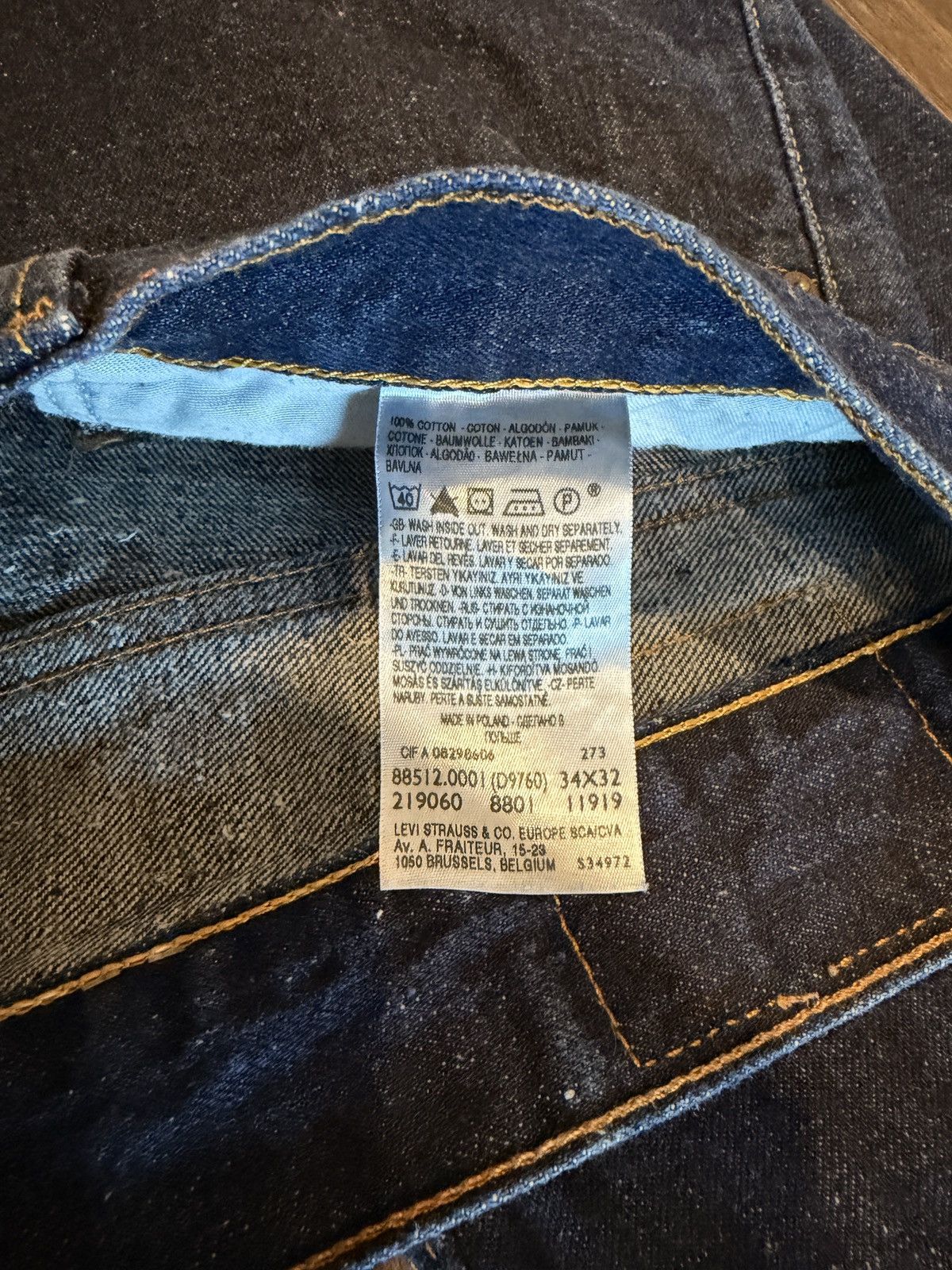 Levi's Levi 512 bootcut 34/32 Size US 34 / EU 50 - 7 Thumbnail