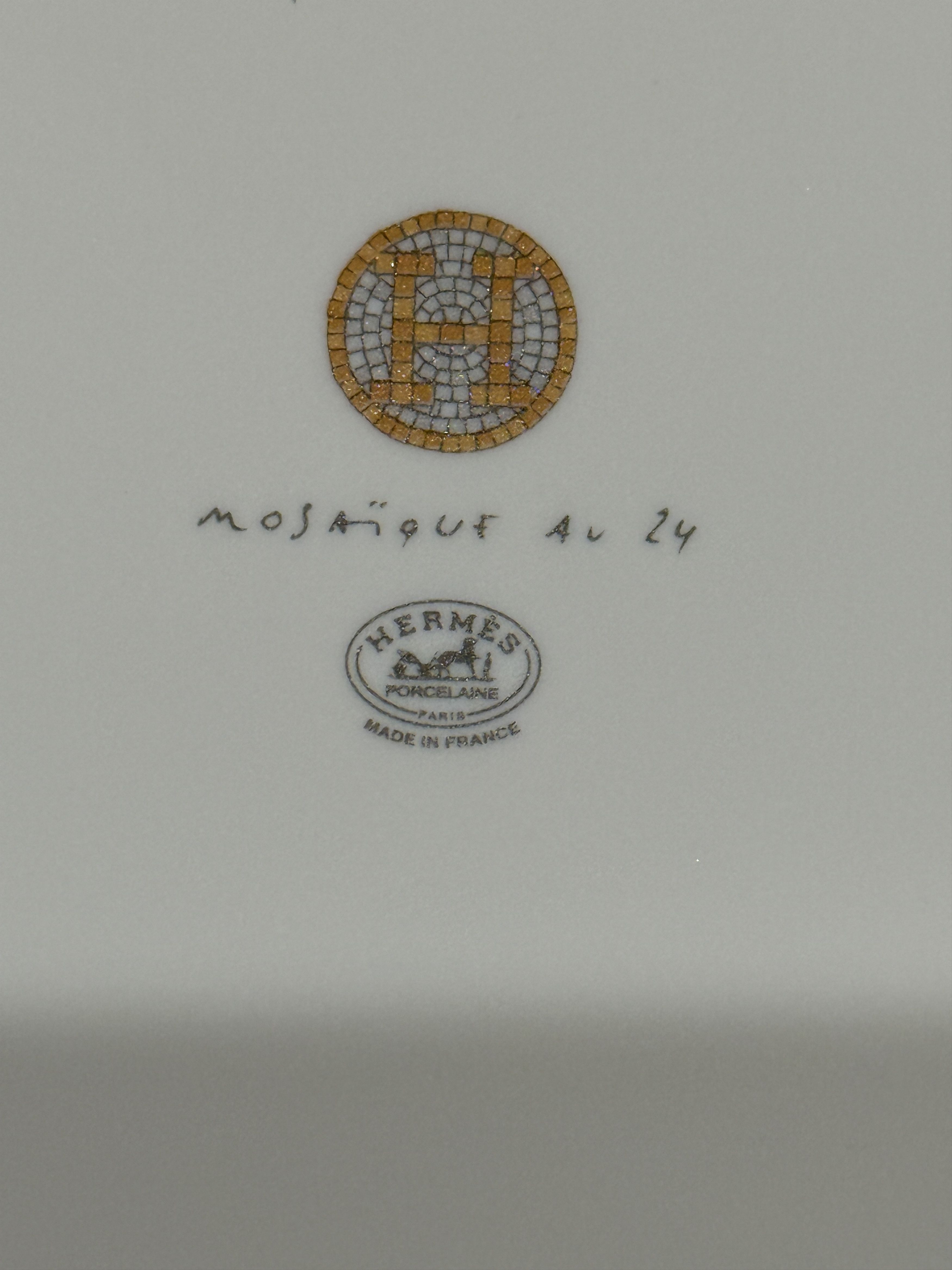 Hermes New Hermès Mosaique au 24 gold tray - small model Size ONE SIZE - 8 Thumbnail