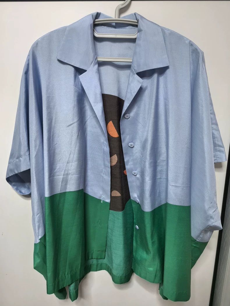 Issey Miyake Issey Miyake size:3 Blue and green limited edition co-bran Size XS / US 0-2 / IT 36-38 - 1 Thumbnail