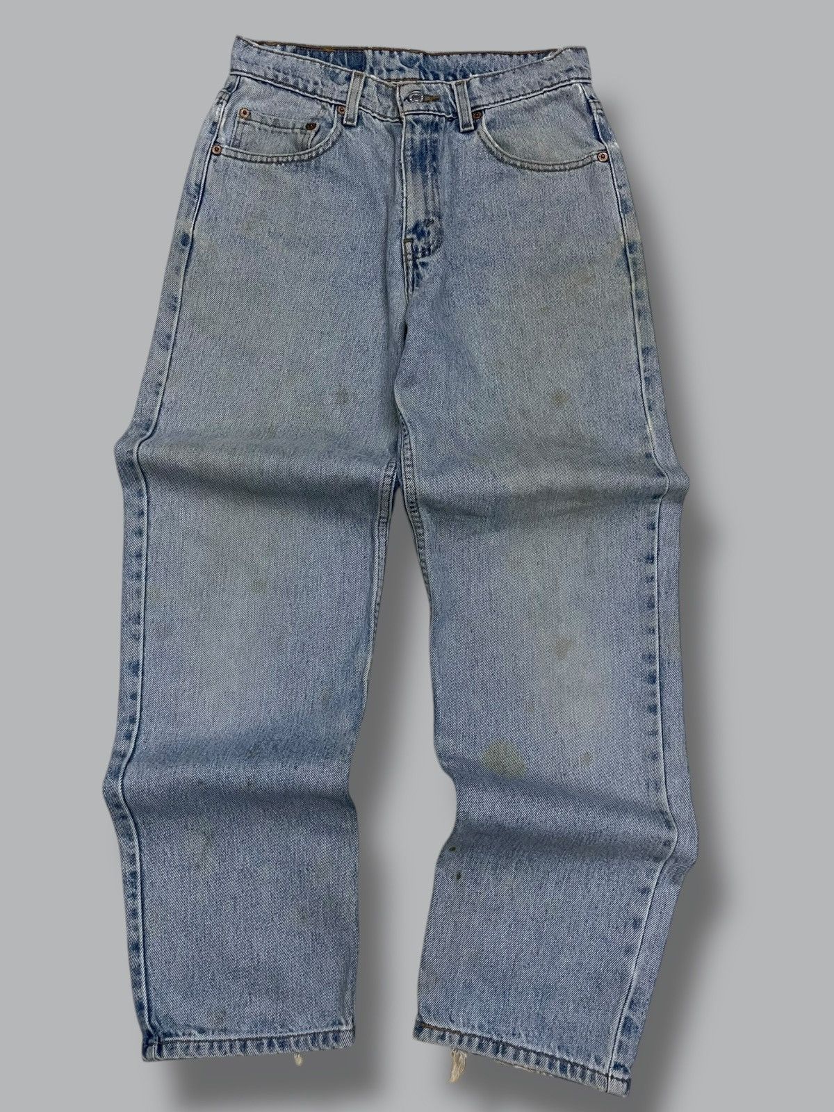 Levi's Vintage Clothing Vintage 1990s Designer Levis 550 Relaxed Fit Blue Denim Size US 28 / EU 44 - 1 Thumbnail