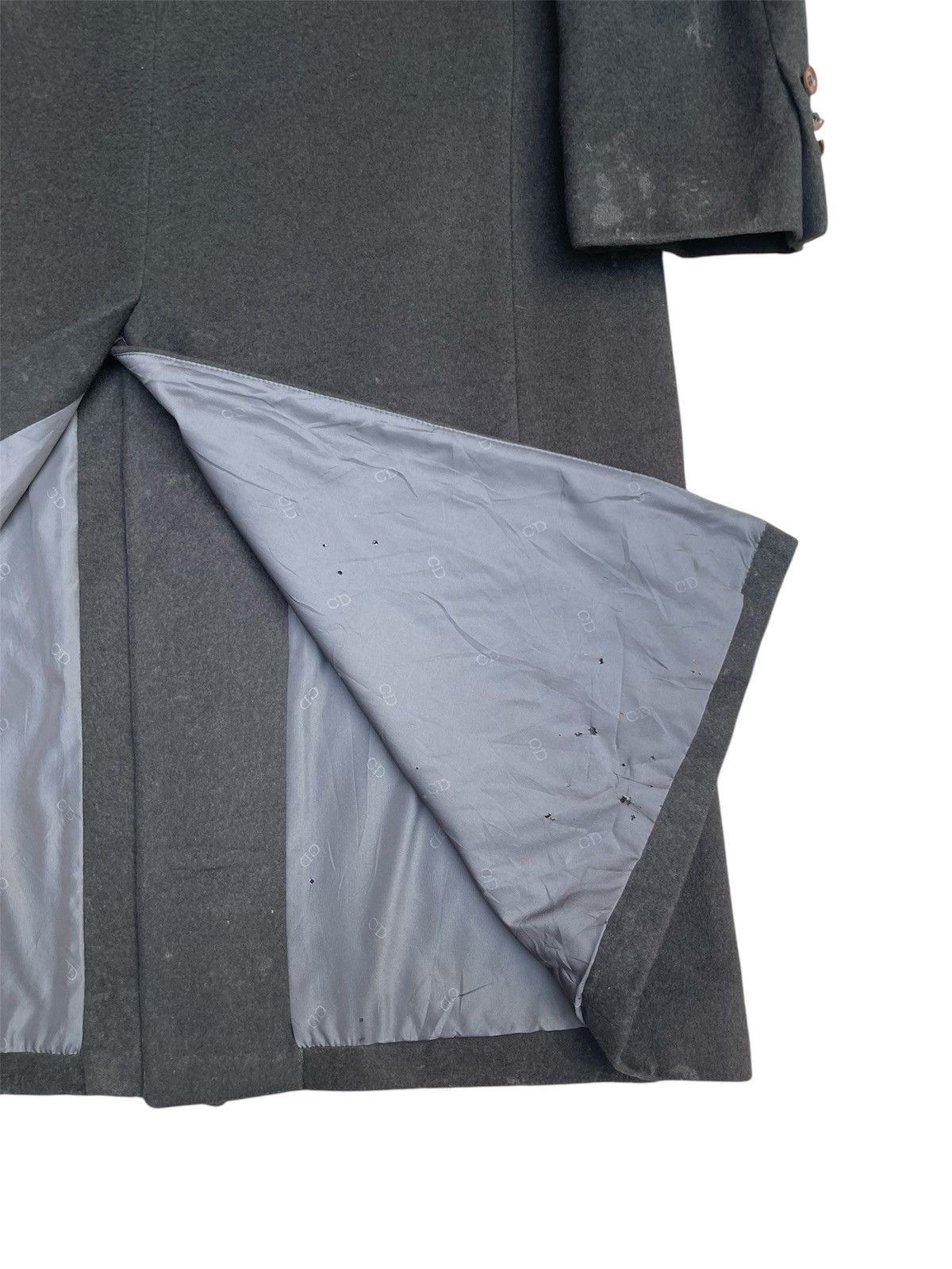 Christian Dior Monsieur 80s-90s Christian Dior Wool Coat - Signature Monogram Lining Size US M / EU 48-50 / 2 - 10 Thumbnail