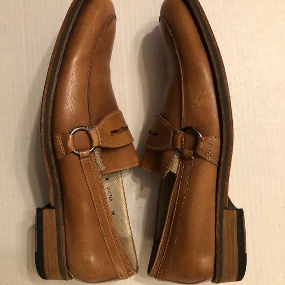 Donald Pliner Donald J pliner mens leather slip on loafers dress shoes 9.5 Size US 9.5 / EU 42-43 - 12 Thumbnail