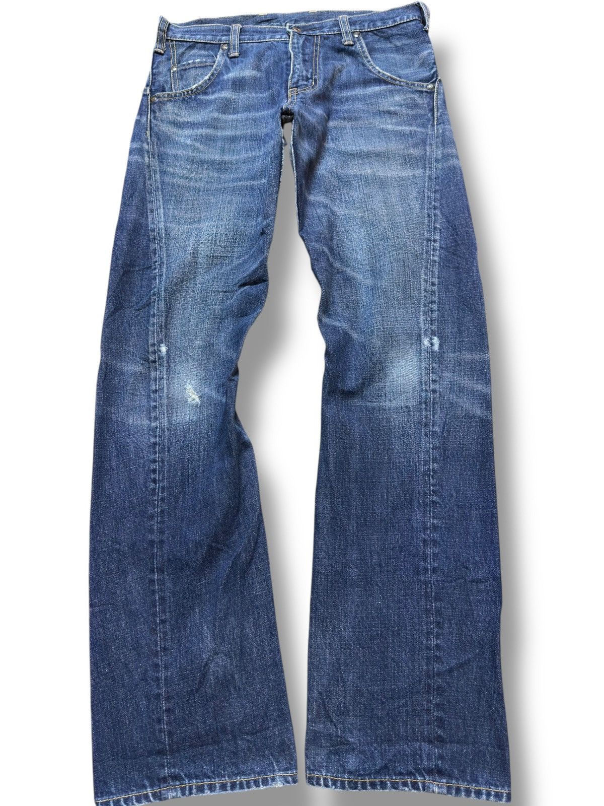 Hysteric Glamour Vintage RNA.Inc Curve Leg Grunge Distressed Denim Size US 30 / EU 46 - 1 Thumbnail