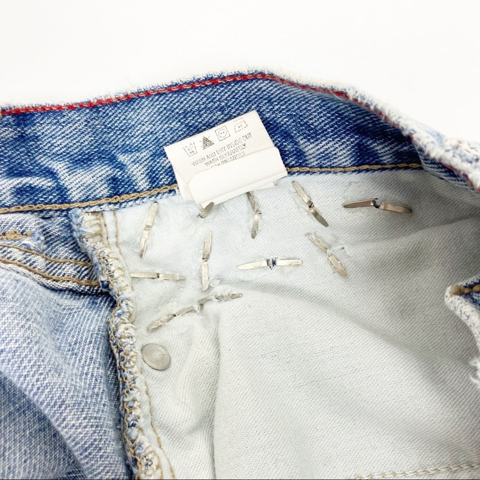 Tommy Hilfiger Vintage Tommy Hilfiger Cut Off Distressed Jean Shorts Sz 29 Size 29" - 5 Thumbnail