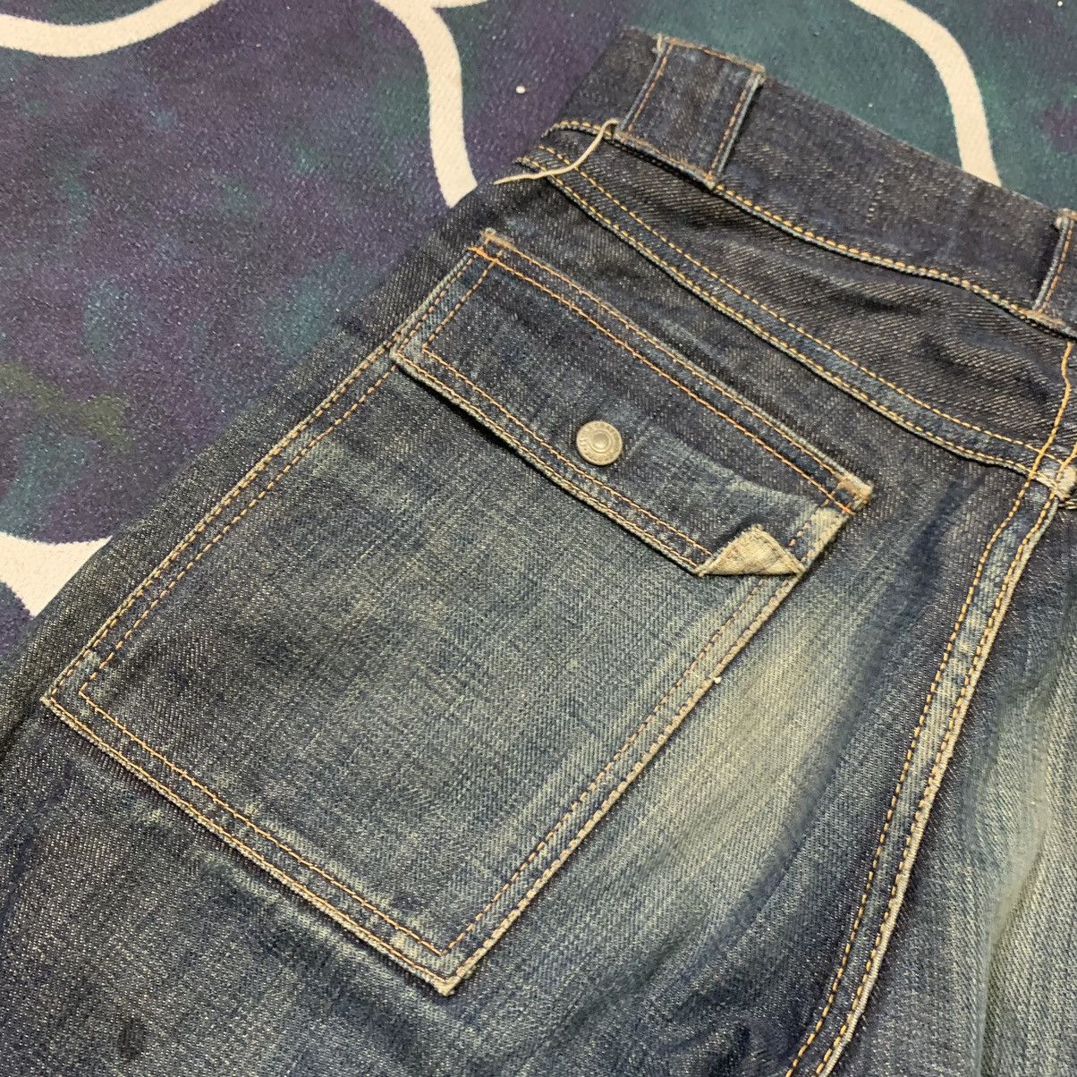 Evisu Vintage Fading Evisu Bush Pants Jeans White Paint Seagull Size US 30 / EU 46 - 4 Thumbnail