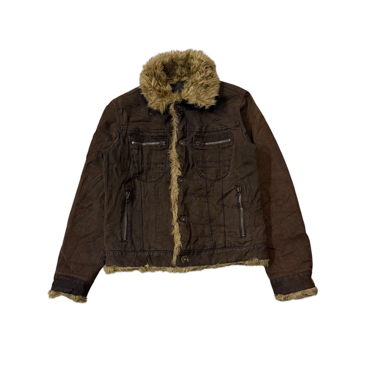 Japanese Brand Vintage Comme Ca Du Mode Men Fur Seditionaries Jacket Size US M / EU 48-50 / 2 - 2 Thumbnail