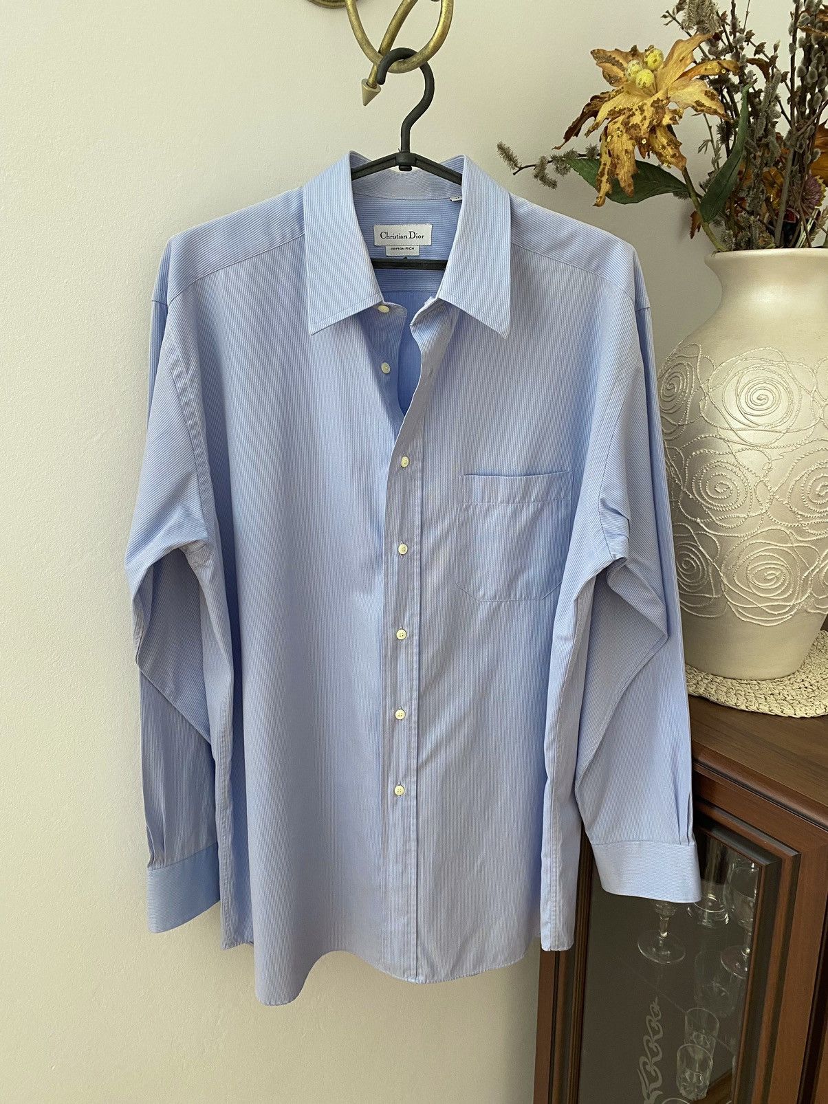 Christian Dior Monsieur Vintage Christian Dior Button Up Shirt Size US XL / EU 56 / 4 - 1 Thumbnail
