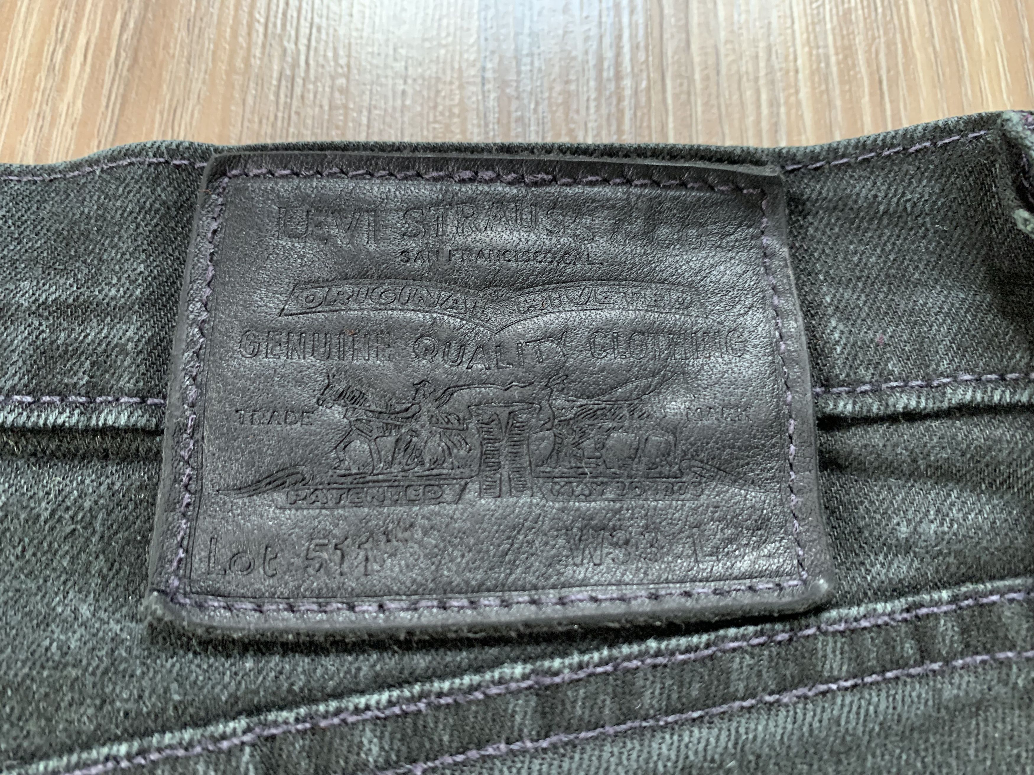 Levi's × Vintage Levis Premium 511 Black Stretch Jeans Size US 33 - 8 Thumbnail