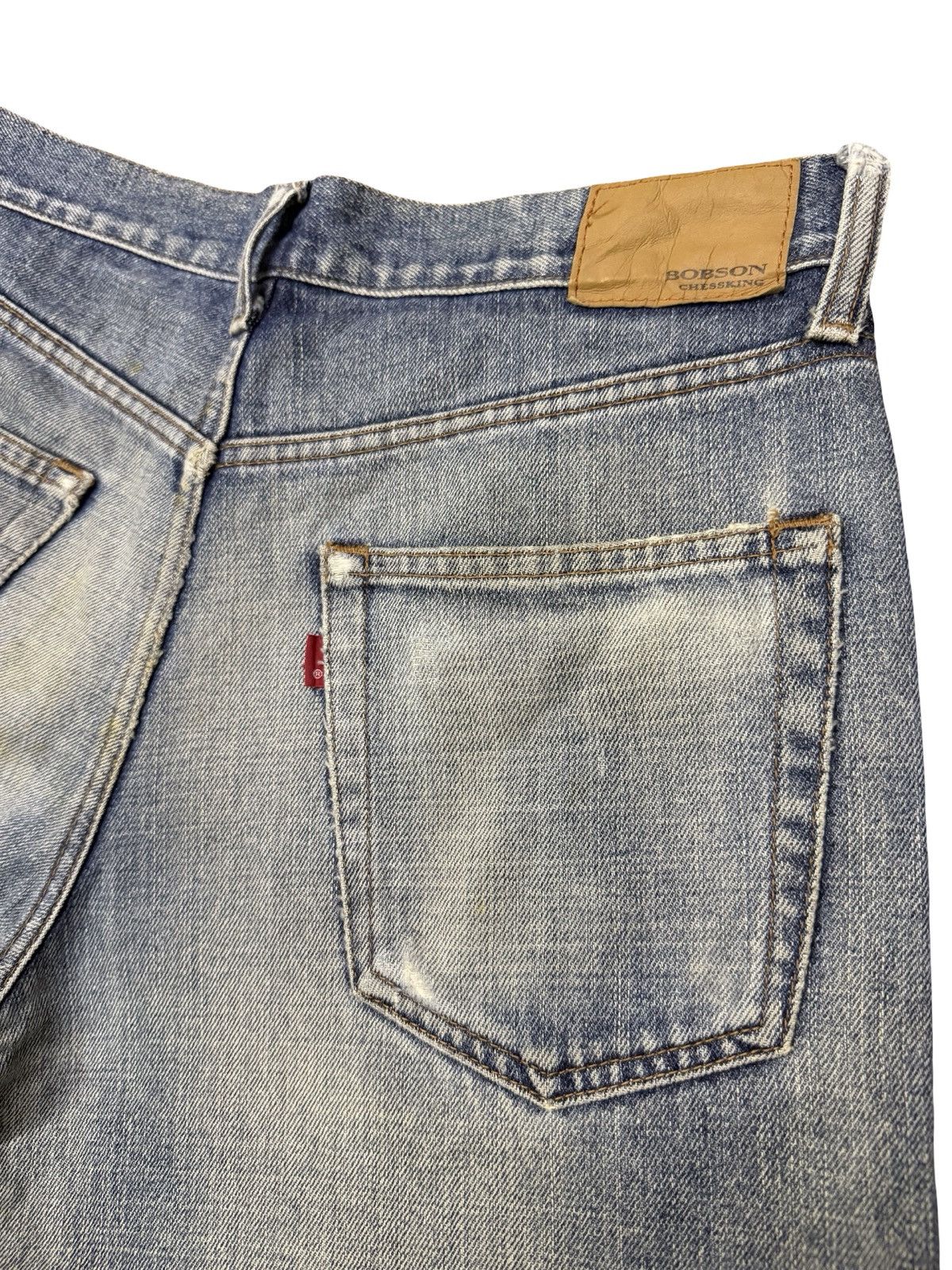 Japanese Brand Vintage 00s Bobson Chessking Japanese Market Jeans | W32 Size US 32 / EU 48 - 8 Thumbnail