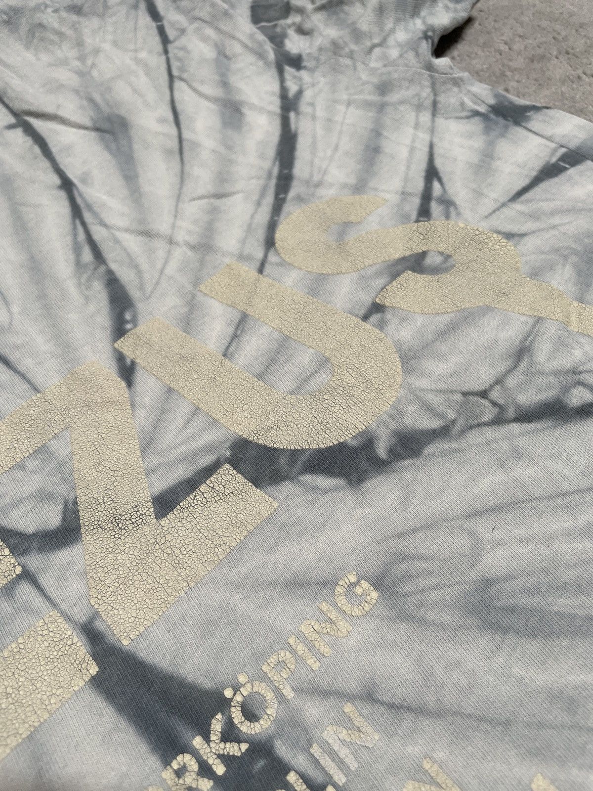 Yeezy Vintage Grey Blue Tie-Dye T-Shirt Tee Kanye West Yeezy Rose Size US L / EU 52-54 / 3 - 11 Thumbnail