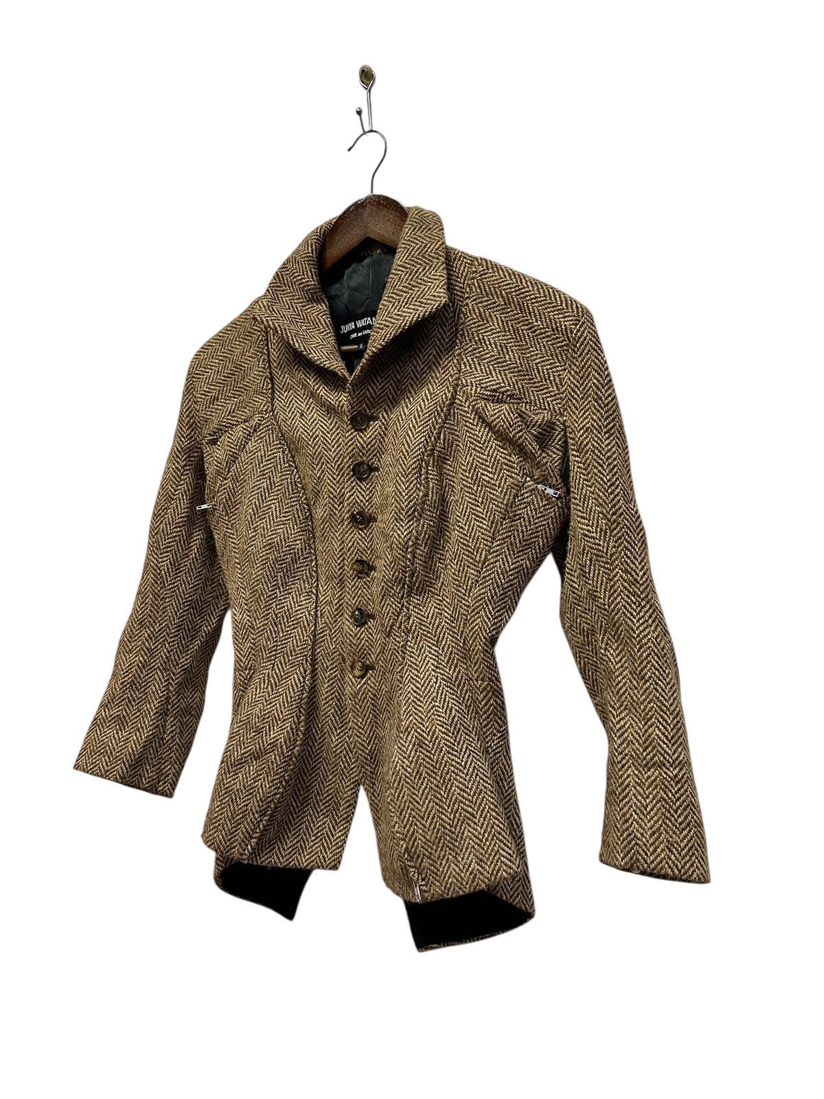 Junya Watanabe 🔥rare junya watanabe 1999 runway vintage tweed jacket Size S / US 4 / IT 40 - 3 Thumbnail