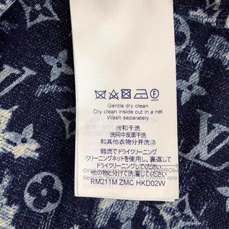 Louis Vuitton Louis Vuitton Dark blue logo presbyopic full print cotton Size US 32 / EU 48 - 7 Thumbnail