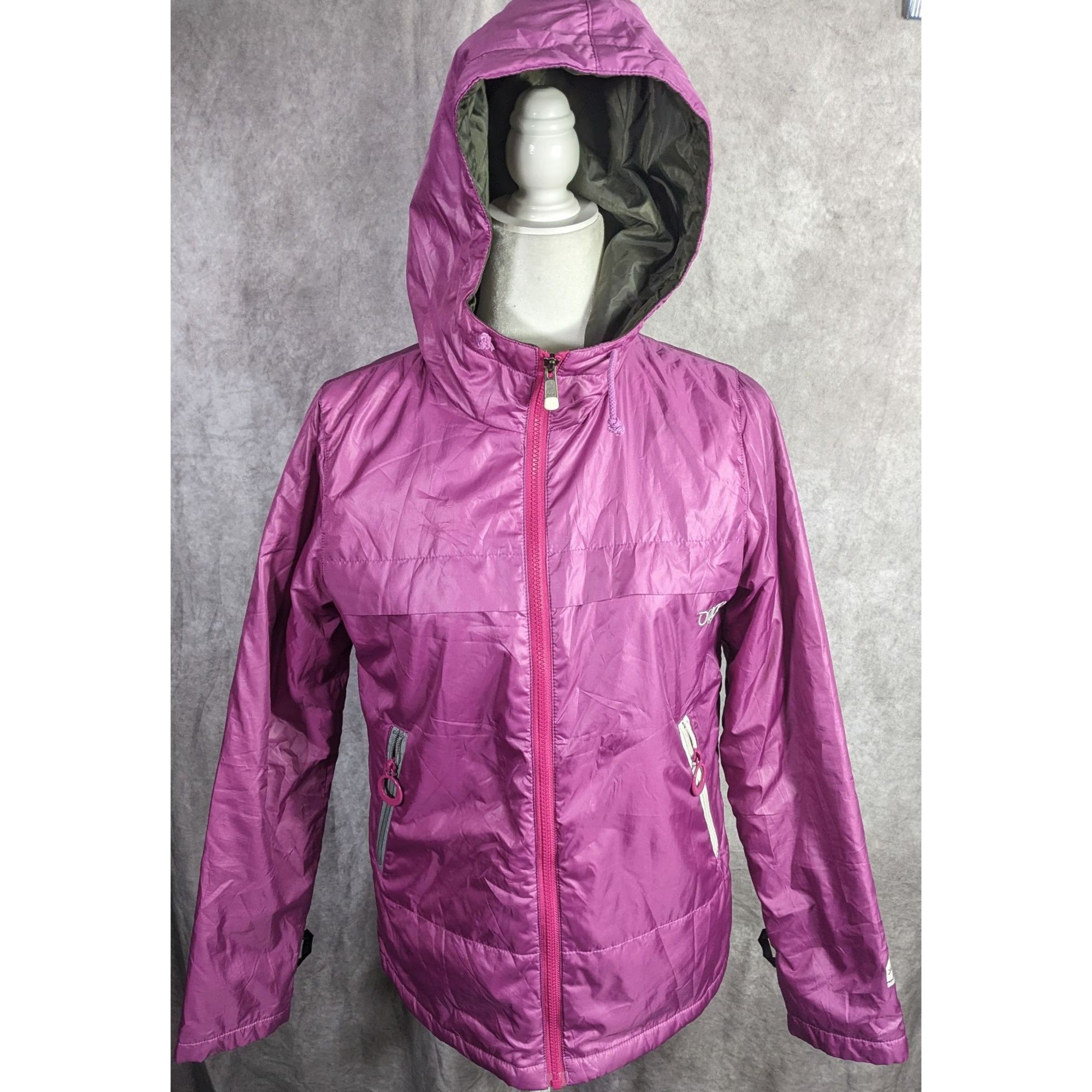 Orage Orage Womens Purple Hooded Ski Jacket Lightweight Waterproof Size S / US 4 / IT 40 - 6 Thumbnail