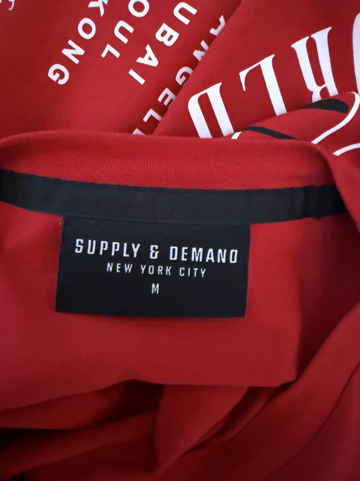 Other Red Supply and Demand T-Shirt Size US M / EU 48-50 / 2 - 3 Thumbnail