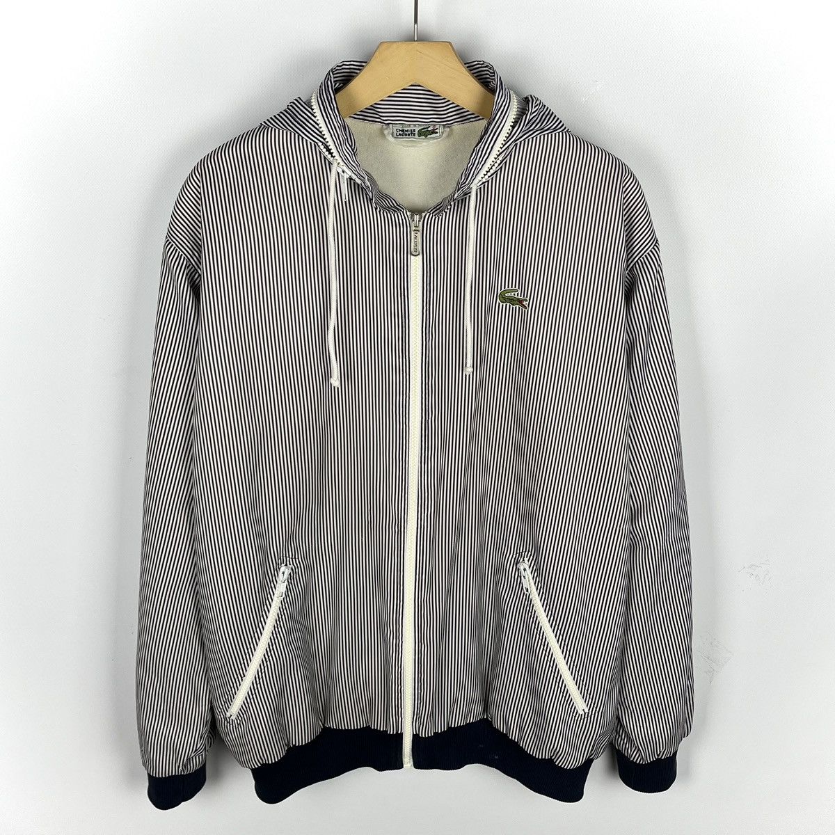 Lacoste Vintage Lacoste stripped light jacket 90’s Size US L / EU 52-54 / 3 - 1 Thumbnail