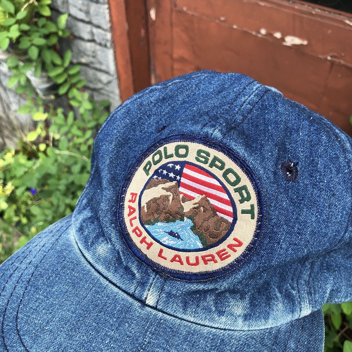 キャップ POLO SPORT ralph lauren denim cap Polo Ralph Lauren × Ralph Lauren Sport × Vintage Rare vtg POLO