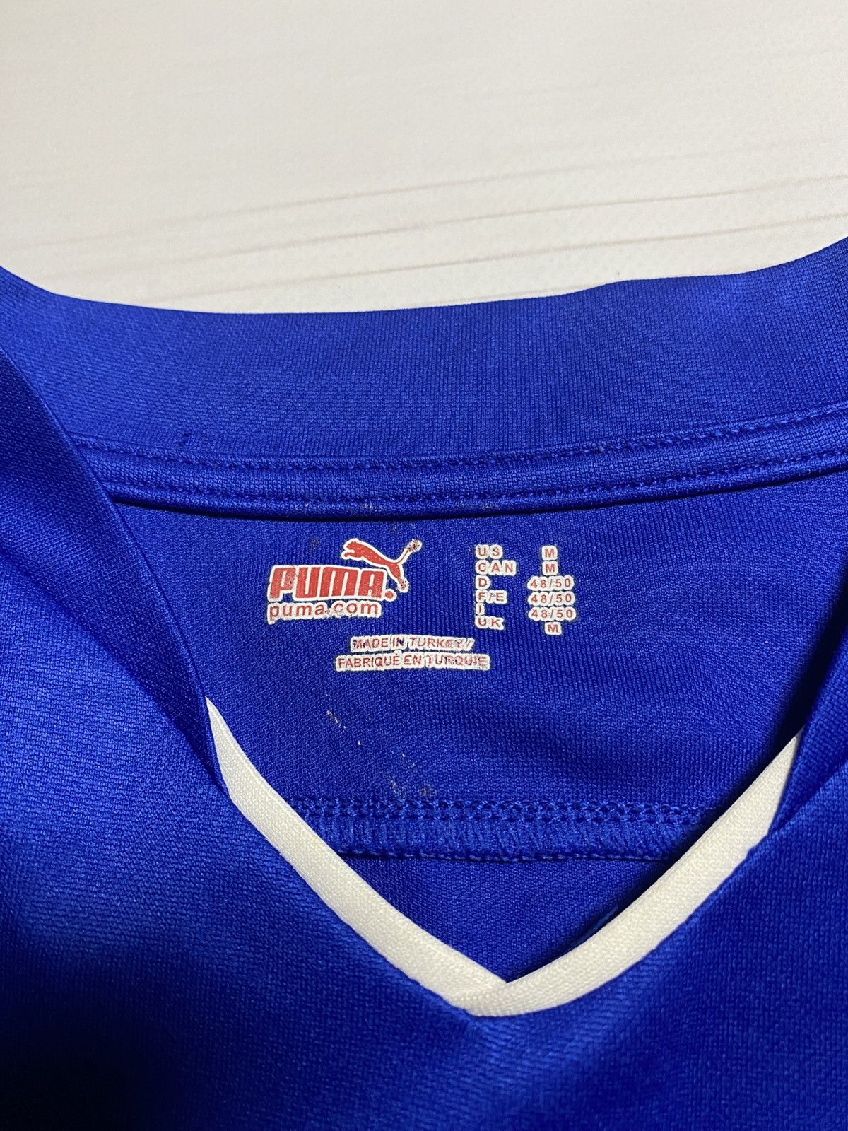 Vintage Vintage Puma Cardiff City 2009/10 home football y2k t shirt Size US M / EU 48-50 / 2 - 3 Thumbnail