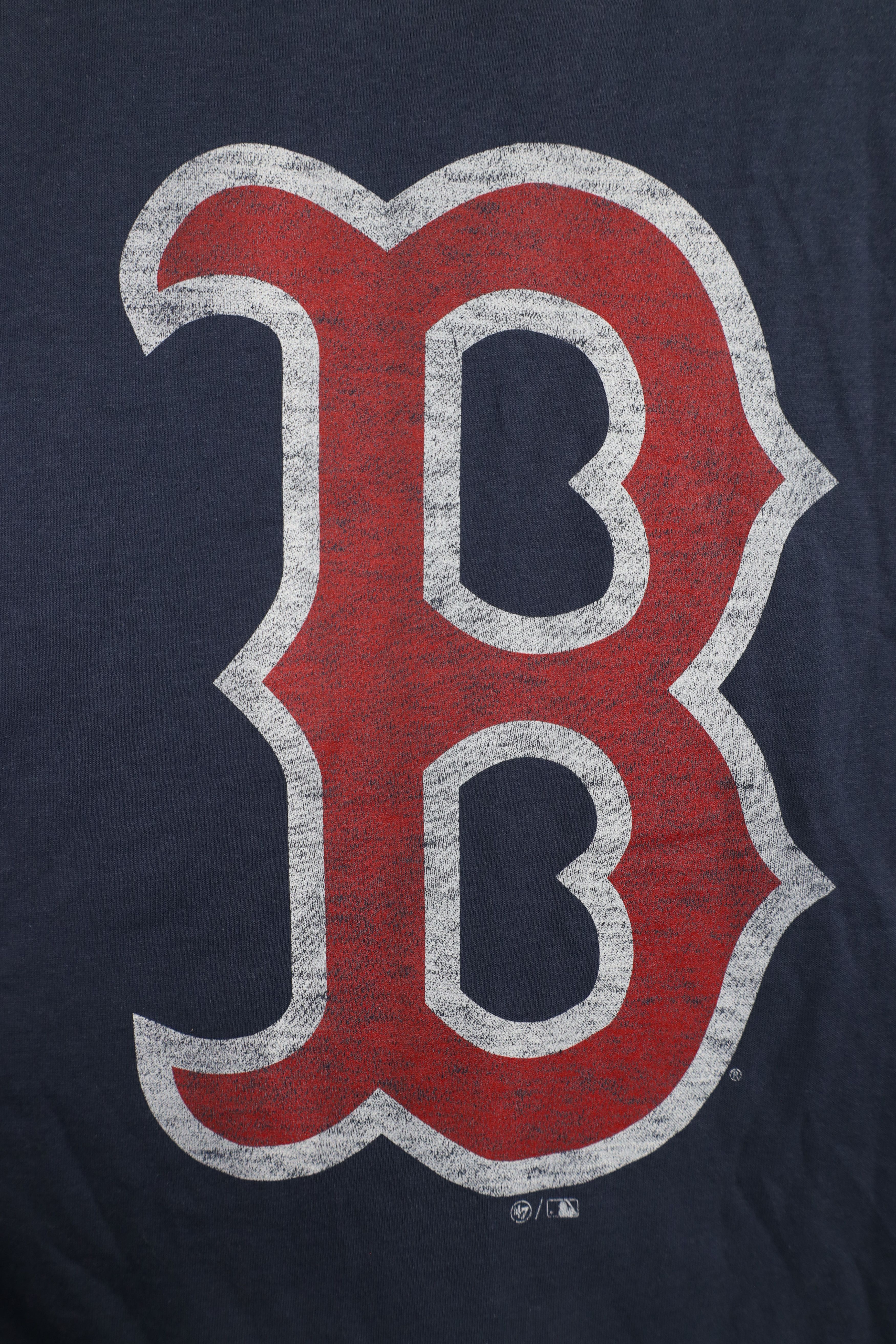 Vintage New 47 Brand Red Sox Baseball Jersey Knit T-Shirt Blue Size US XL / EU 56 / 4 - 7 Thumbnail