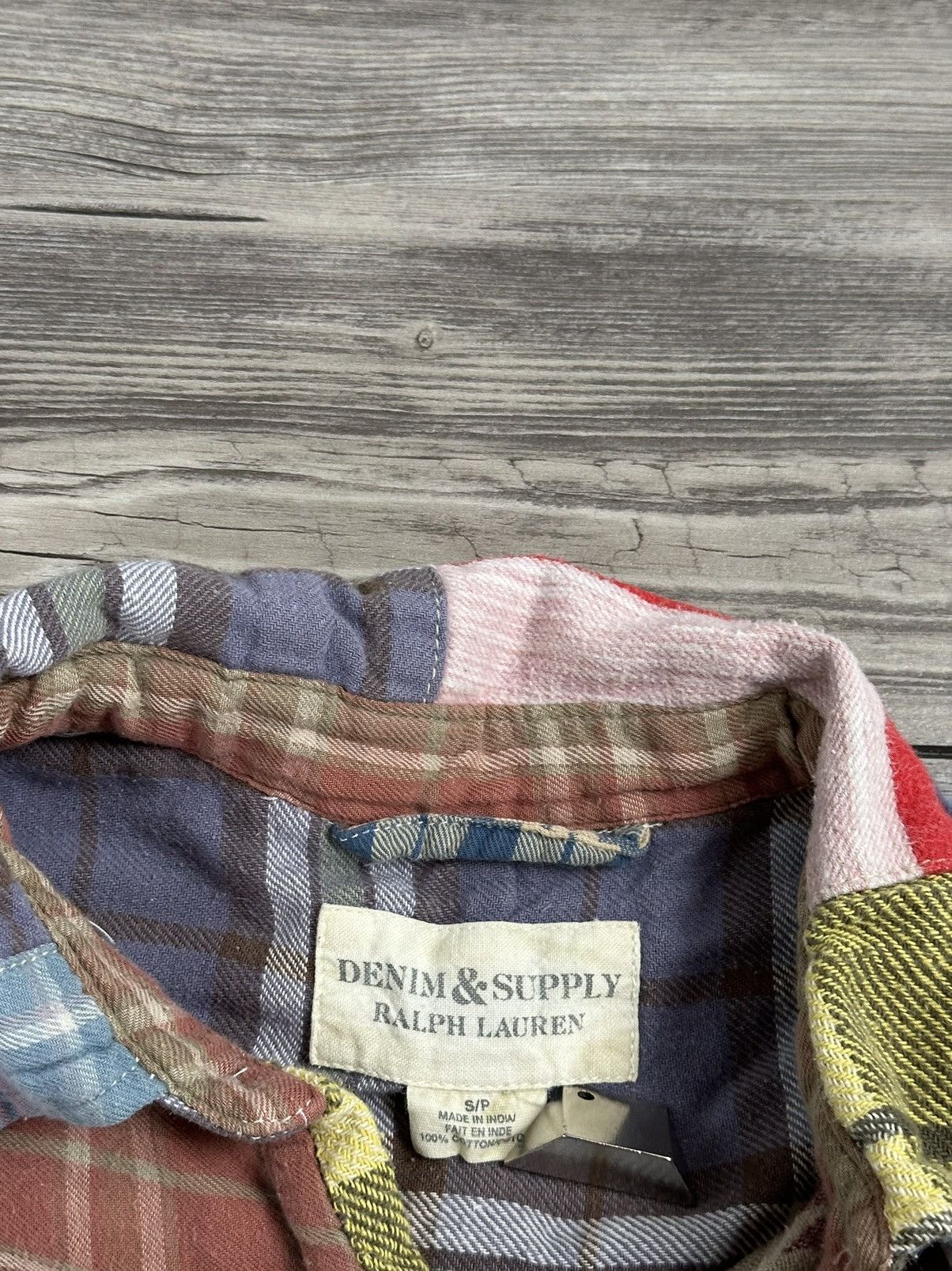Polo Ralph Lauren Denim & Supply Ralph Lauren Patchwork Flannel Size US S / EU 44-46 / 1 - 5 Thumbnail