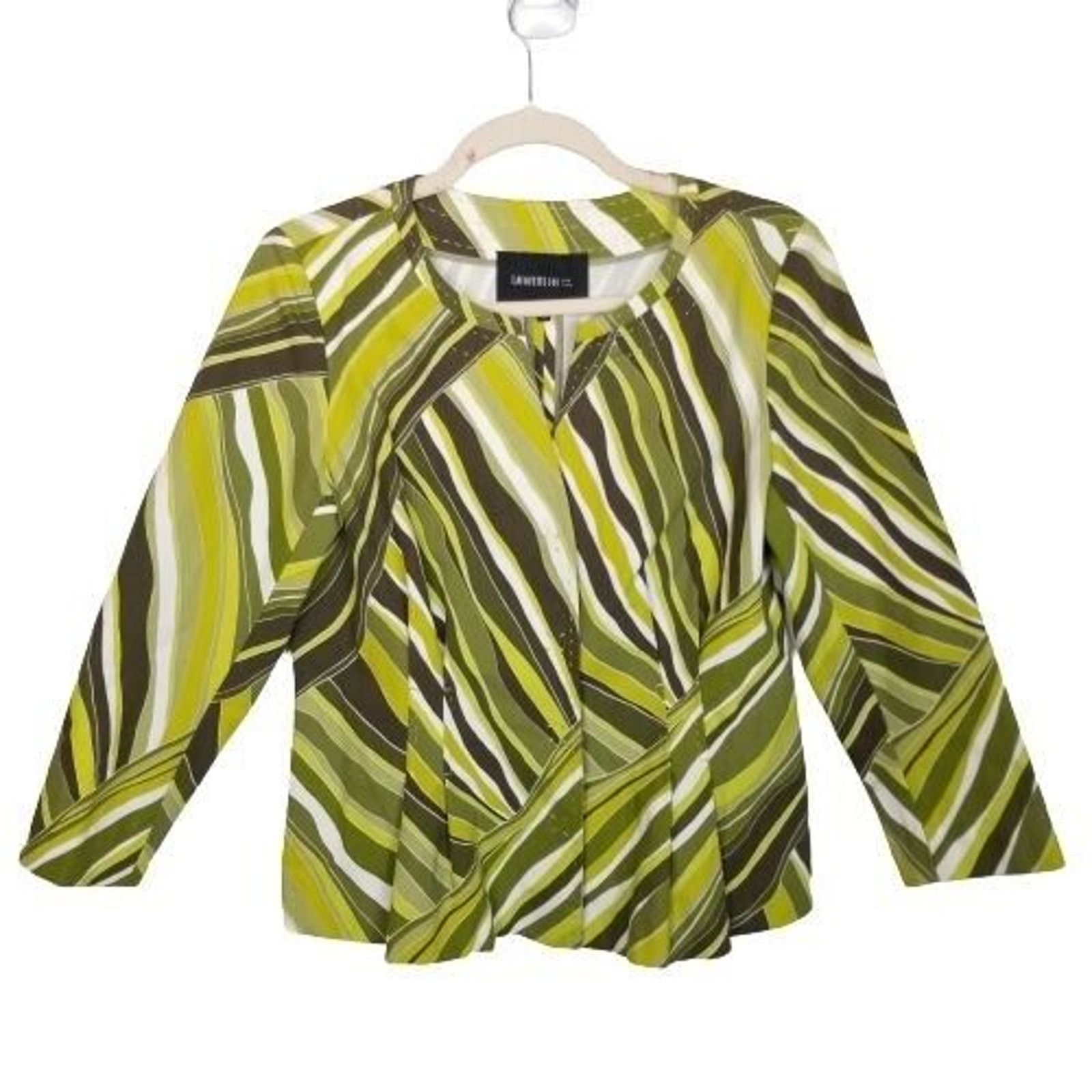 Lafayette 148 New York Womens Artsy Blazer Size 6 Snap