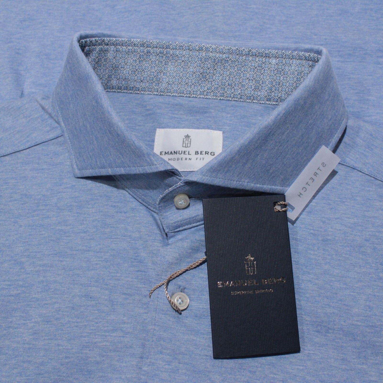 Emanuel Berg New with tags Shirt Size L US In Blue
