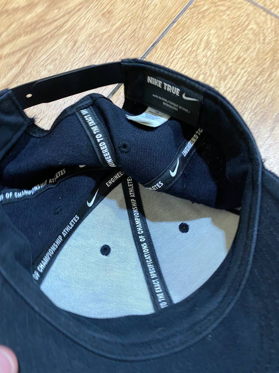 Nike Hats Nike Cap vintage streetwear black big logo Y2K Size ONE SIZE - 11 Thumbnail