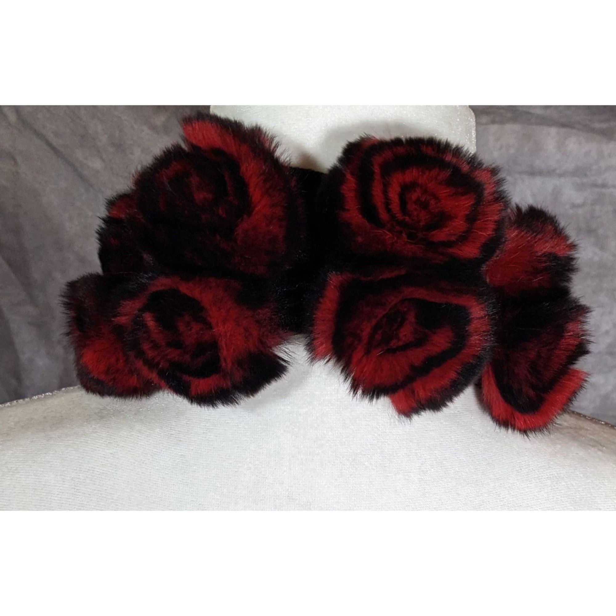 Other Gothic Vampire Amelia Rex Rabbit Rosettes Floral Scarf Size ONE SIZE - 3 Thumbnail