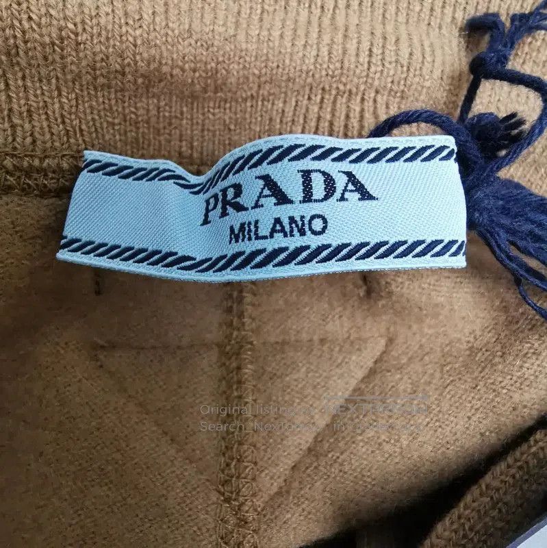 Other Prada Casual Wool Logo Embroidered Pants. Size 23" - 6 Thumbnail