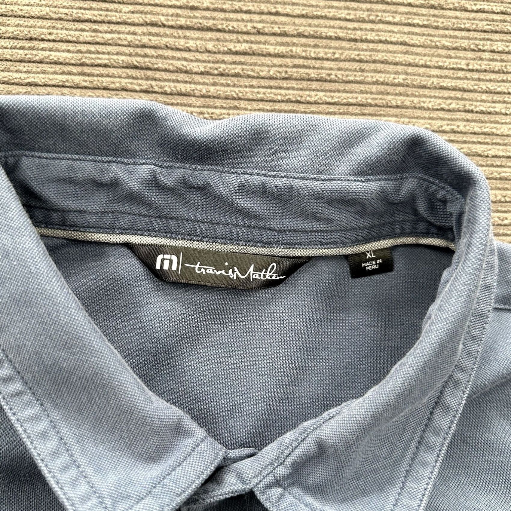 TravisMathew Travis Mathew Polo Shirt Men XL Blue Golf Preppy Golfing Outdoors Casual Shirt Size US XL / EU 56 / 4 - 3 Thumbnail