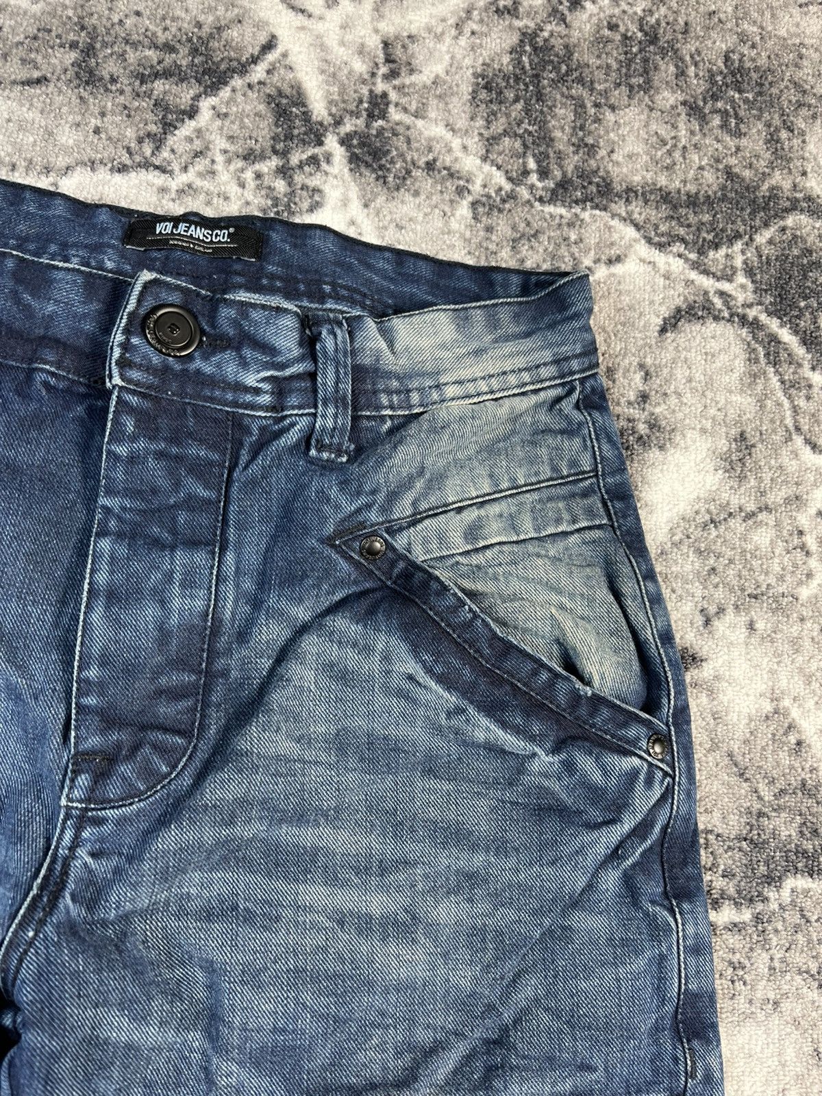 Voi Jeans Voi Jeans Distressed Cargo Denim Blue Y2K Fit Size US 30 / EU 46 - 7 Thumbnail