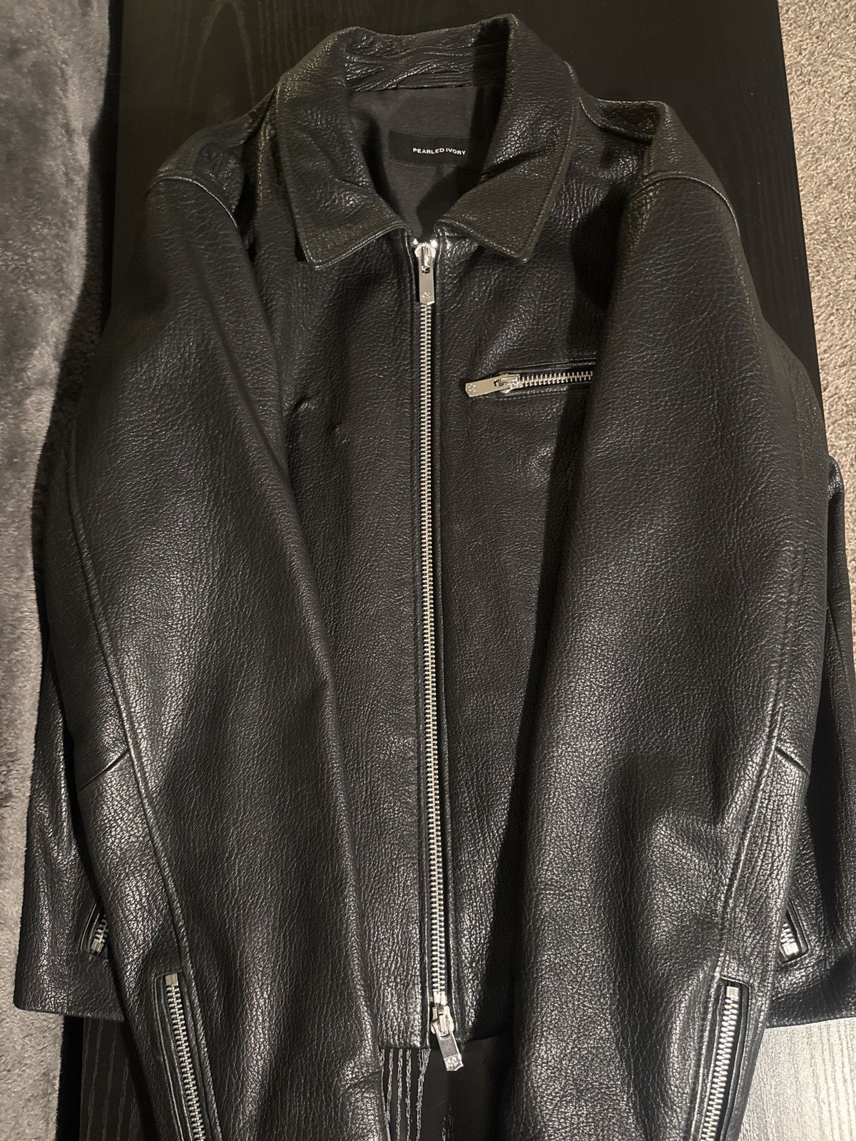 Other GRAIN BLOUSON JACKET - LEATHER Size US XL / EU 56 / 4 - 1 Thumbnail