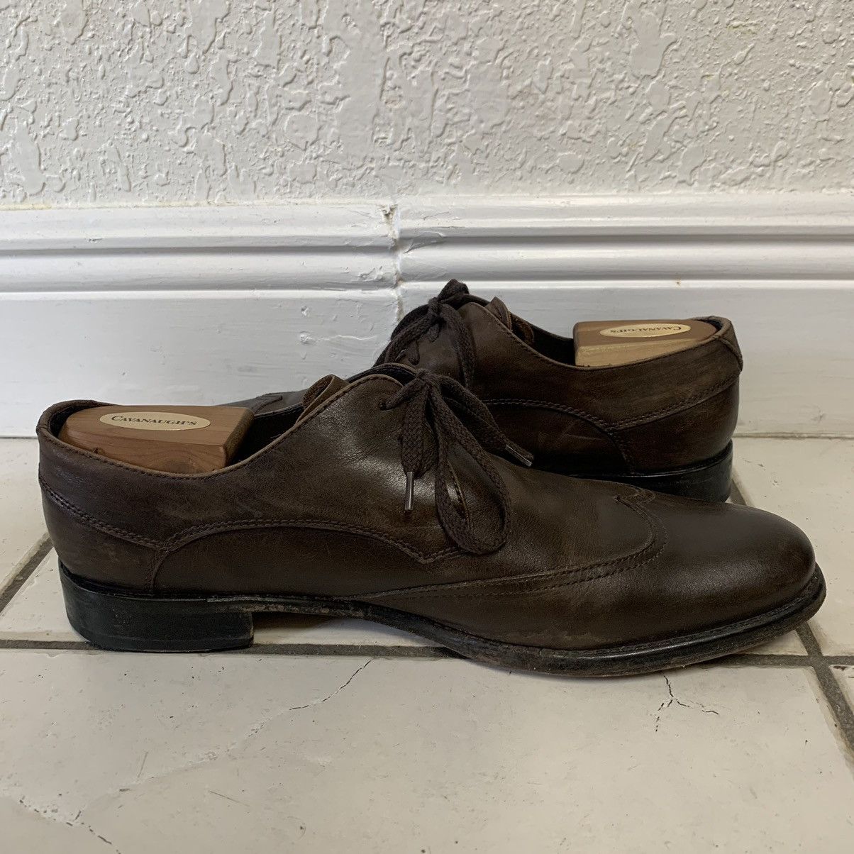John Varvatos John Varvatos Brown Leather Shoes Size 9.5 Size US 9.5 / EU 42-43 - 6 Thumbnail
