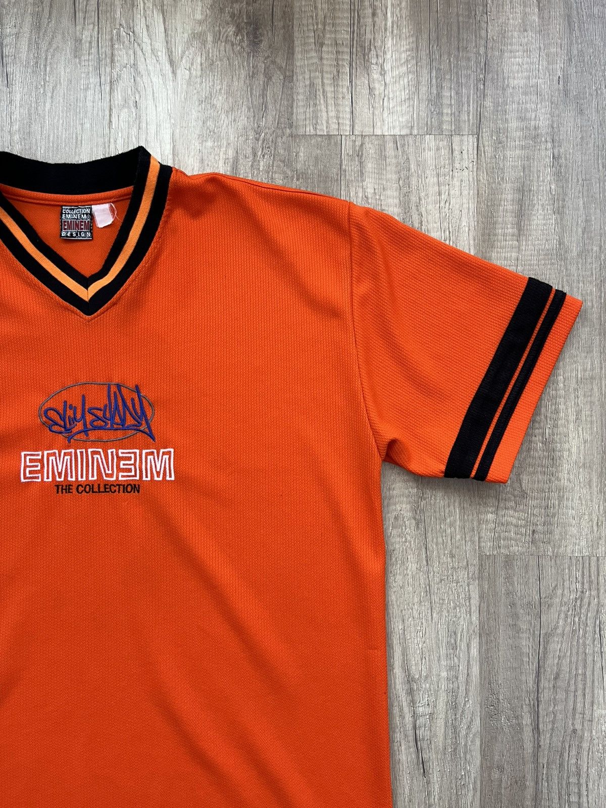 Eminem × Vintage Eminem Design T-Shirt Orange Unisex Size L Size US L / EU 52-54 / 3 - 3 Thumbnail