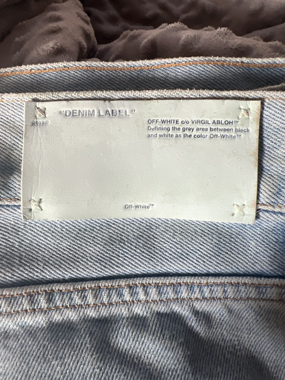 Off-White Off-White cropped raw denim jeans size 34 Size US 34 / EU 50 - 10 Thumbnail