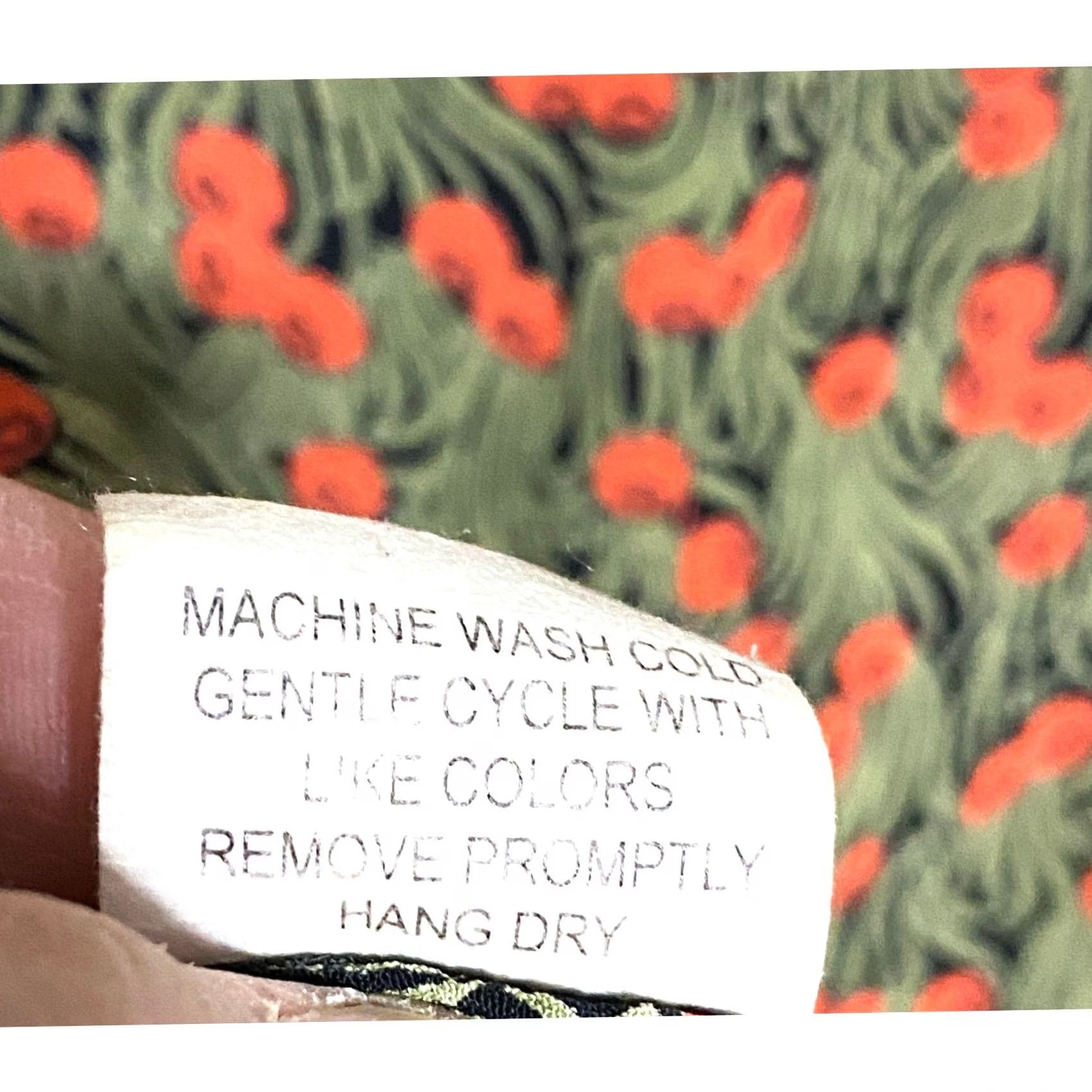 Nique VTG Loco Lindo Cherry Rayon Tunic Button-Up Women S 3/4 Sleeve Geometric Boho 90s Size S / US 4 / IT 40 - 8 Thumbnail