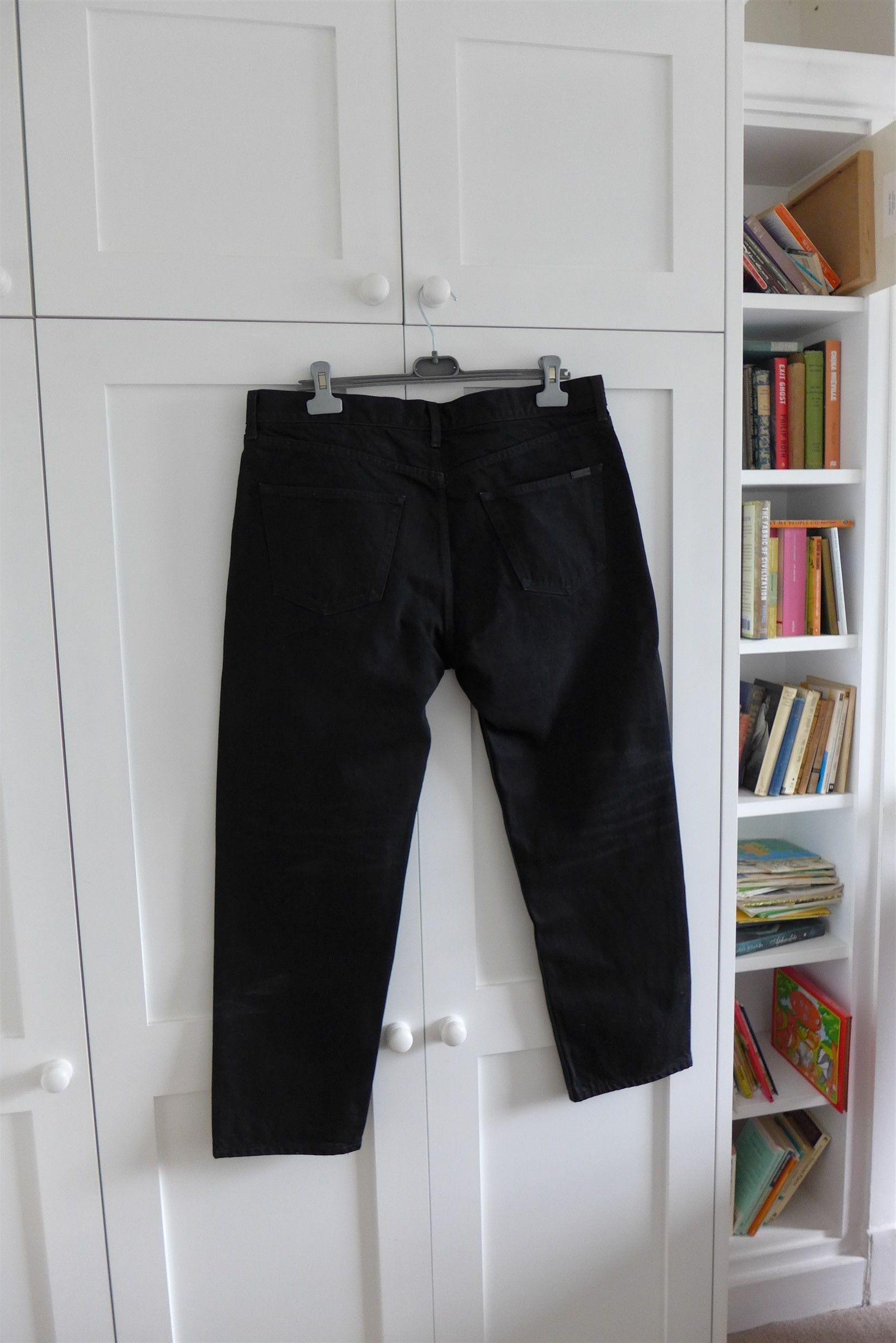 Saint Laurent Paris Saint Laurent D34 Mick Jeans - 17.75" Waist - Osaka Black Size US 32 / EU 48 - 9 Thumbnail