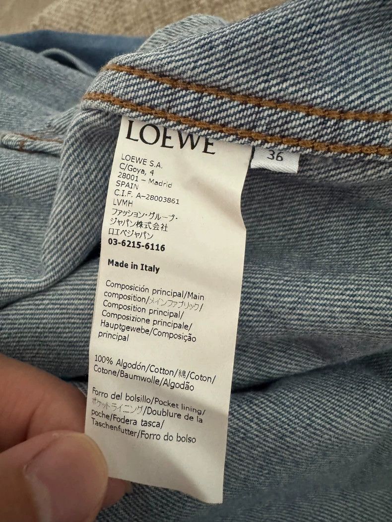Loewe Loewe size 36 Ss22 denim jacket Size M / US 6-8 / IT 42-44 - 4 Thumbnail