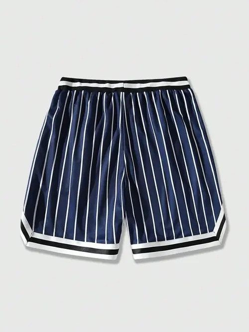 Jean Stripe basketball Graphic shorts DRIP Size US 34 / EU 50 - 3 Thumbnail