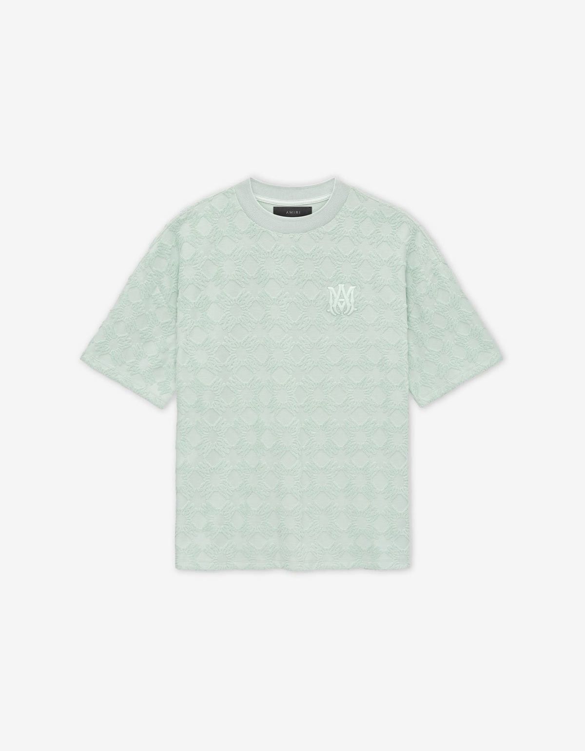 Amiri Amiri Green MA Quad Towelling Oversized T-Shirt Size US XL / EU 56 / 4 - 1 Thumbnail