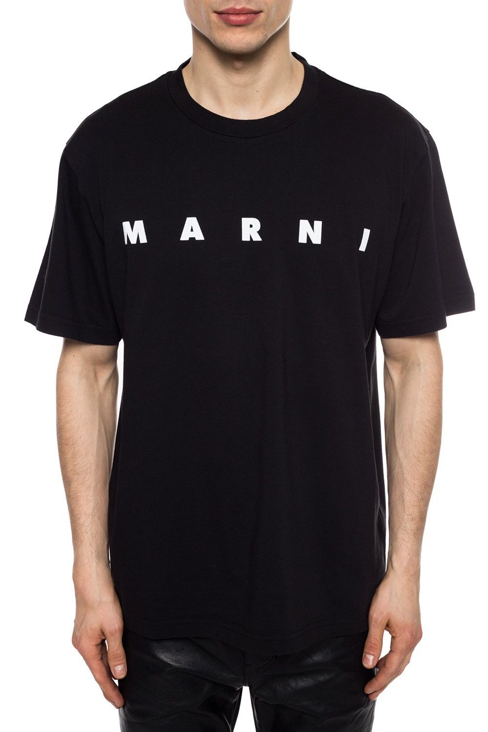 Marni Marni logo black tee - size 50/L Size US L / EU 52-54 / 3 - 6 Thumbnail