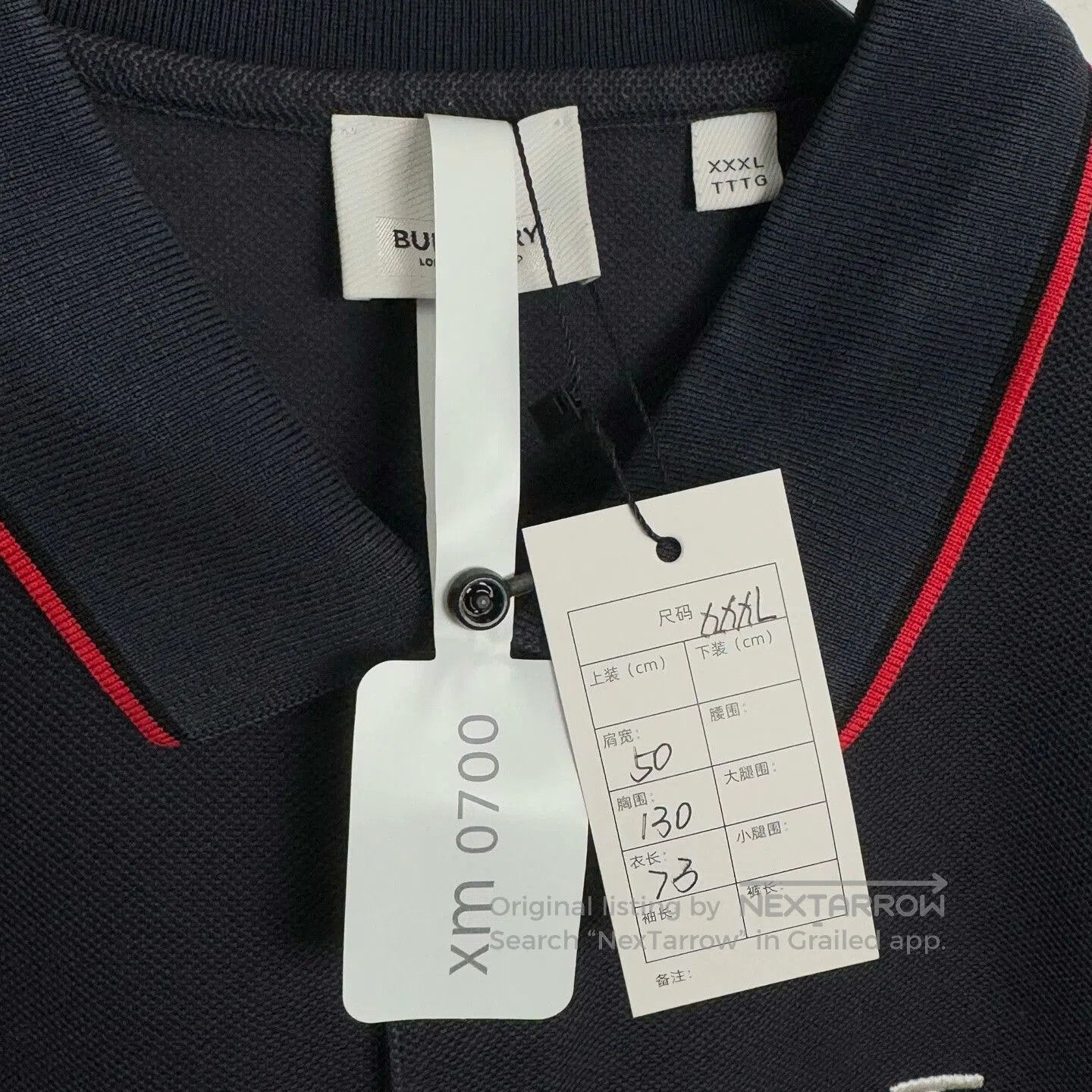 Burberry Burberry TB Embroidered Logo Polo Shirt. Size US XXL / EU 58 / 5 - 3 Thumbnail