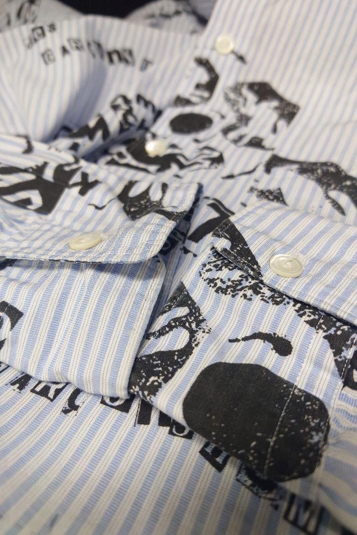Yohji Yamamoto comme des garçons homme plus printed shirt 08aw Size US M / EU 48-50 / 2 - 8 Thumbnail