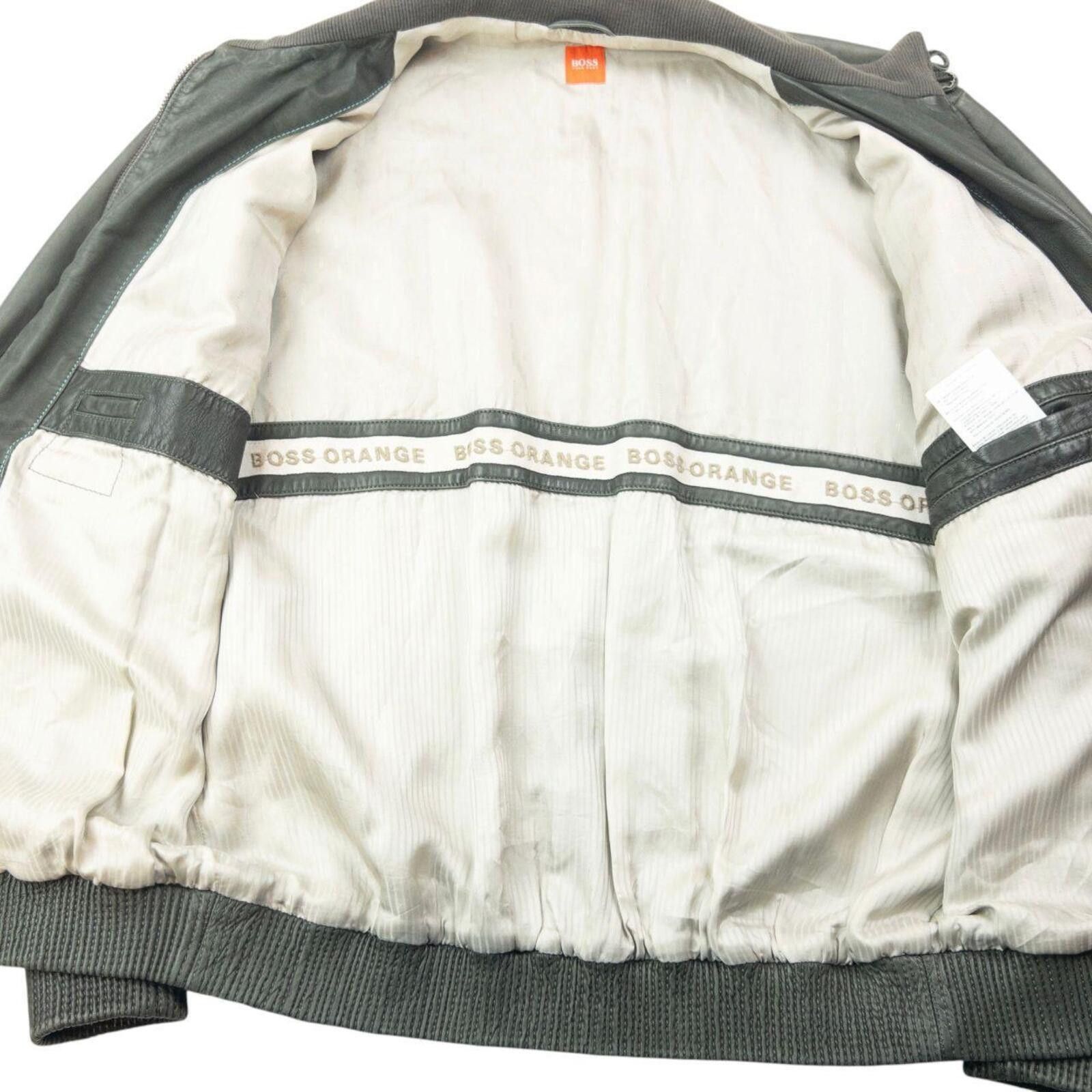 Hugo Boss Vintage 2000s Hugo Boss Zip Up Leather Jacket Size XL Size US XL / EU 56 / 4 - 4 Thumbnail