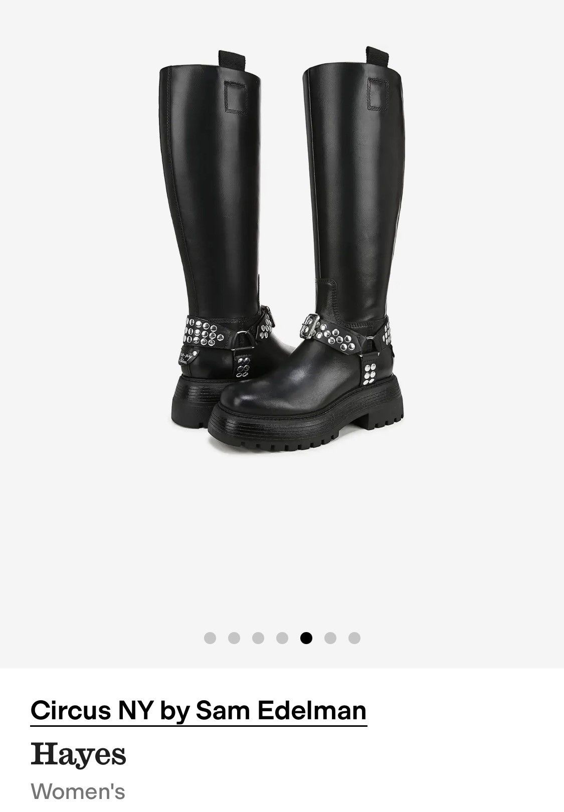 Sam Edelman New no Box Circus NY by Sam Edelman Motorcycle Knee High Size US 6 / IT 36 - 6 Thumbnail