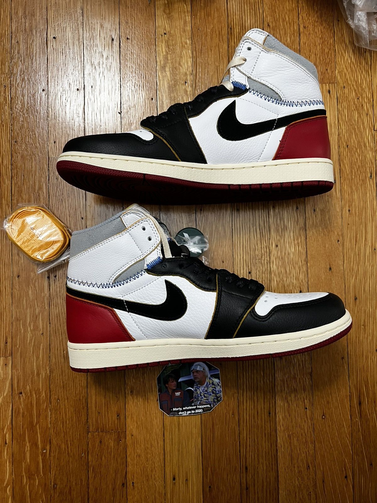 Jordan Brand × Union LA Jordan 1 Retro High Union Los Angeles Black Toe Size US 10 / EU 43 - 8 Thumbnail