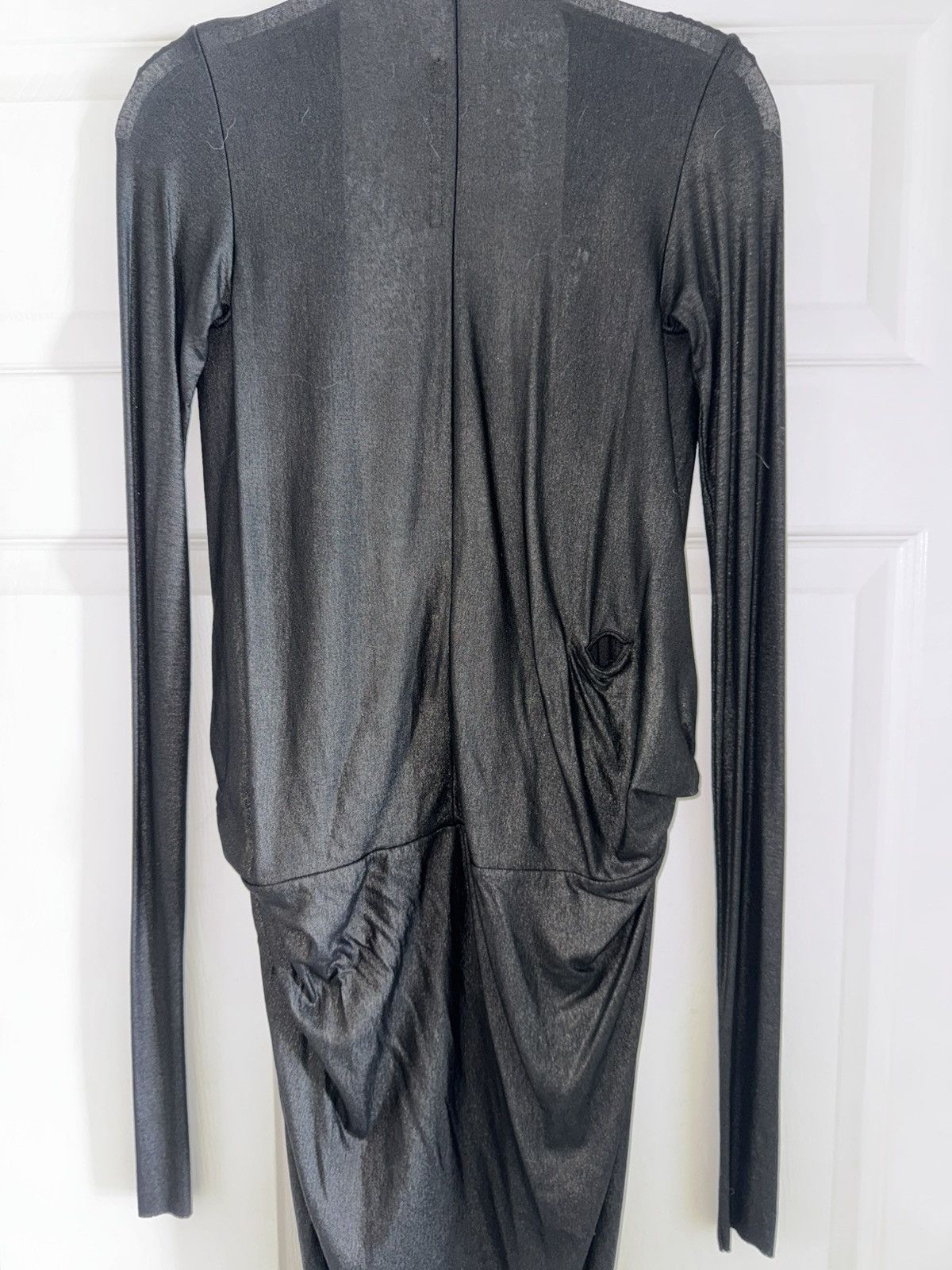 Rick Owens Rick Owens Lilies SS21 Black Draped Wrap Maxi Dress IT 40 Size S / US 4 / IT 40 - 9 Thumbnail