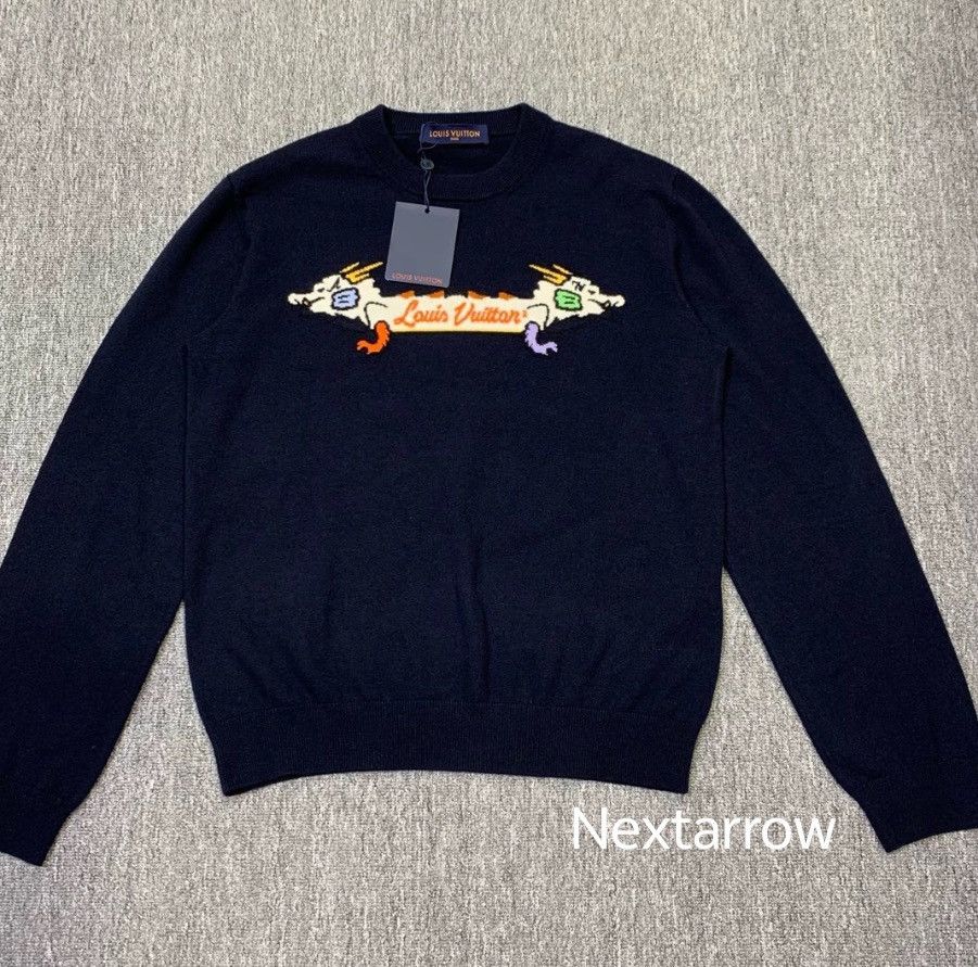 Louis Vuitton Louis Vuitton X Nigo co branded navy Loong Bo 2412-Nextarrow Size L / US 10 / IT 46 - 1 Thumbnail