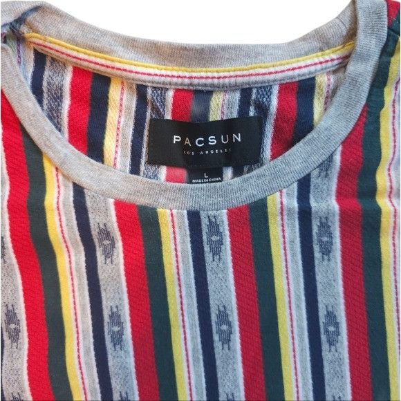 Pacsun PACSUN Los Angeles Striped Shirt Size Large Size US L / EU 52-54 / 3 - 2 Thumbnail